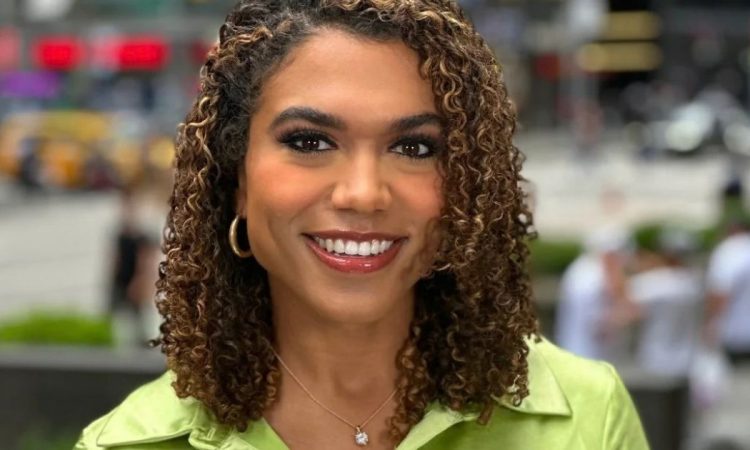 Fox News correspondent CB Cotton during a professional television news appearance