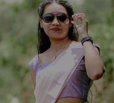 Mamitha Baiju in a portrait from her early life in Kidangoor, Kerala